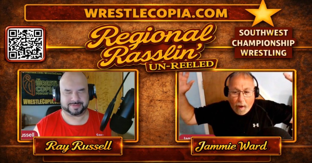 RasslinGrenade's tweet photo. Jammie Ward channels his inner-Warrior as part of the latest episode of Regional Rasslin Un-Reeled, part of the Ultimate Tier as we continue to discuss Southwest Wrestling on the USA Network 1983. Give it a try at the ULTIMATE Tier https://t.co/uH3Ub47wei https://t.co/dv0Cpr6inf