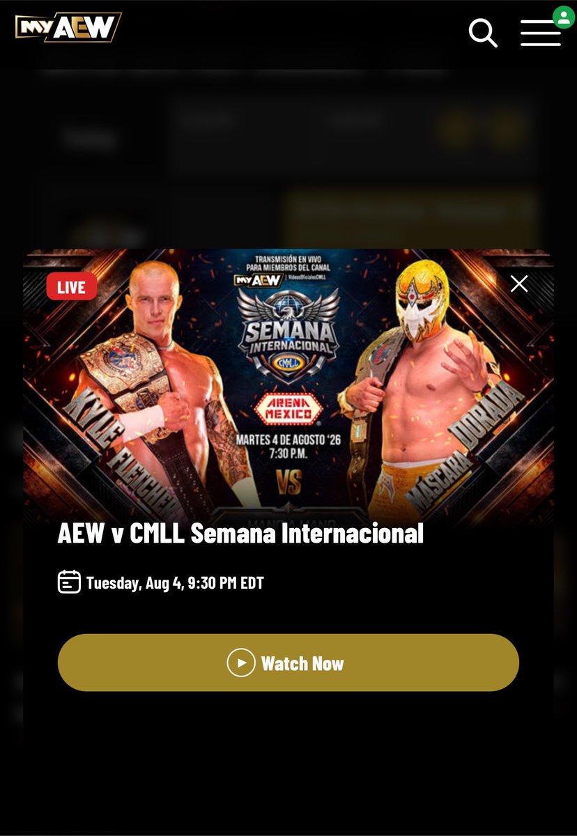 KenshinRell's tweet photo. CMLL Semana Internacional time! 🔥
Huge show tonight in Arena Mexico!
#CMLL #SemanaInternacional #AEW #NJPW #ROH #MLW #RevPro #LuchaLibre https://t.co/0XvKCZ8JaQ