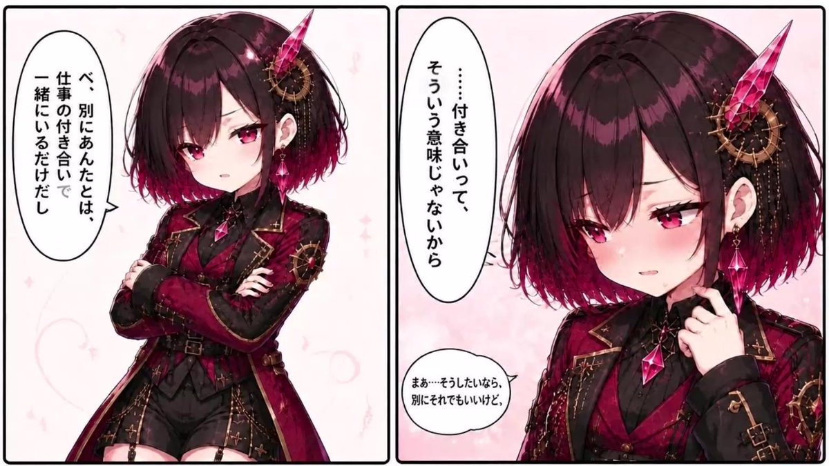 aznz7777's tweet photo. 前に投稿した「即オチ2コマみたいなの」、
本当に即オチ2コマにしてみました
#DearLinkArena #AIイラスト #創作漫画 https://t.co/AMEQumqIED