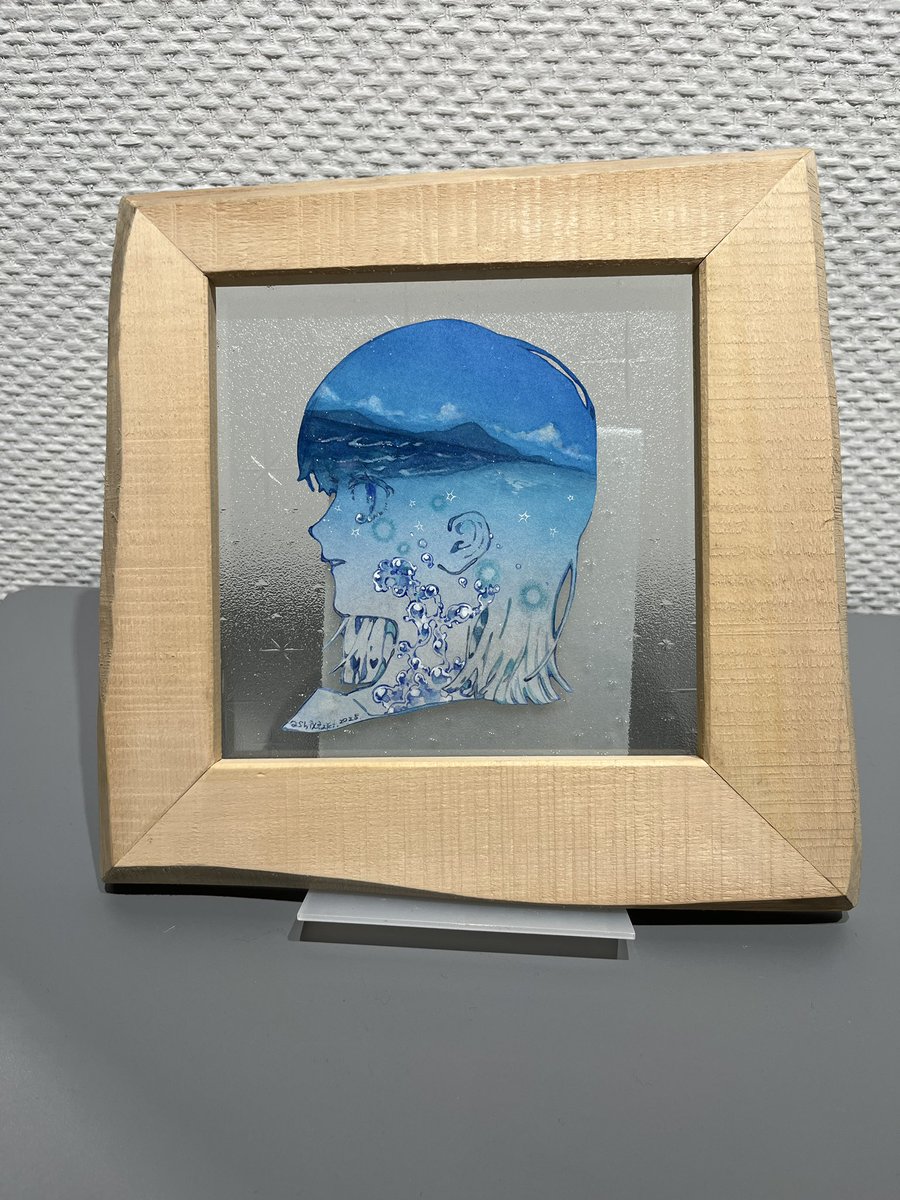 🌷芦屋マキ個展「深部彩温」🌷 【原画作品 紹介】 「memory」 どこか