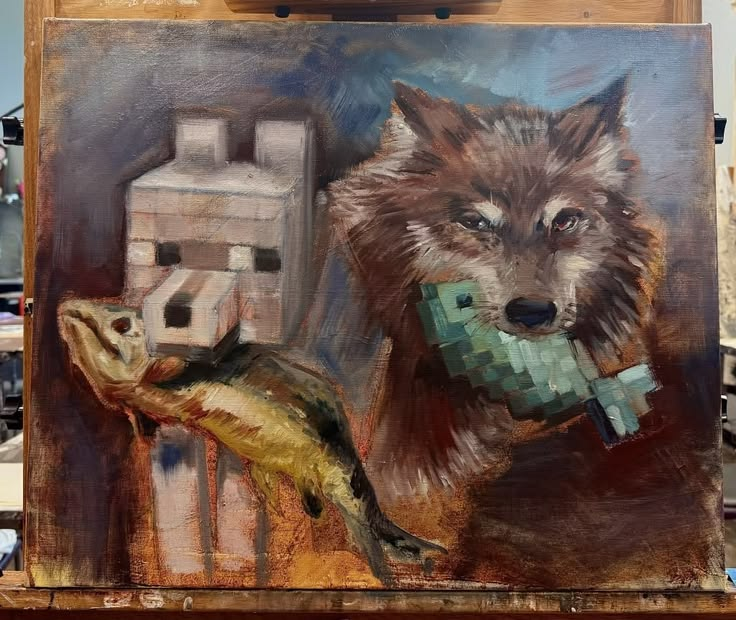 paniclightmate's tweet photo. Gaming meets traditional art 🖌️✨ https://t.co/SBTLIM1gaq