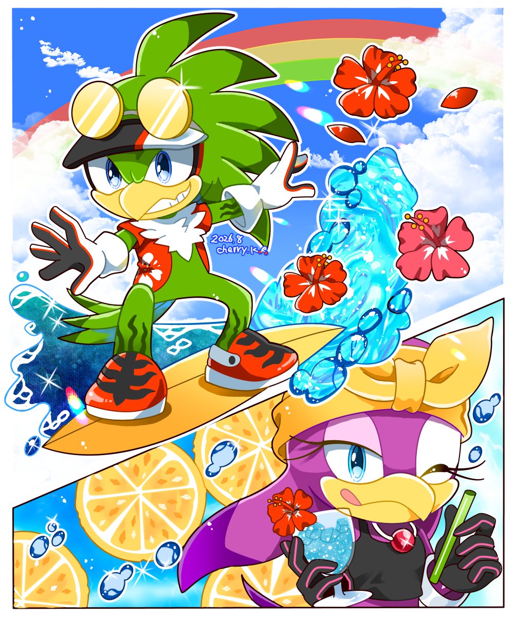 tikal_love's tweet photo. ランブルのサマージェットとタイダルウェーブ

#SonicTheHedgehog #ソニック #ソニックランブル https://t.co/5kFskArY2X