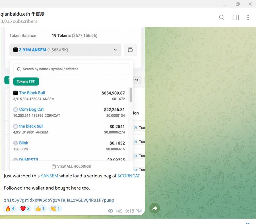 RuggerHunting's tweet photo. @StalkHQ I'd like to share with you another thief robbing thousands on a daily basis. https://t.co/AQ52OQzbaw

Just today he shilled in his telegram another scam and stole hundreds of thousands from traders: https://t.co/Lm2BTO0jrd