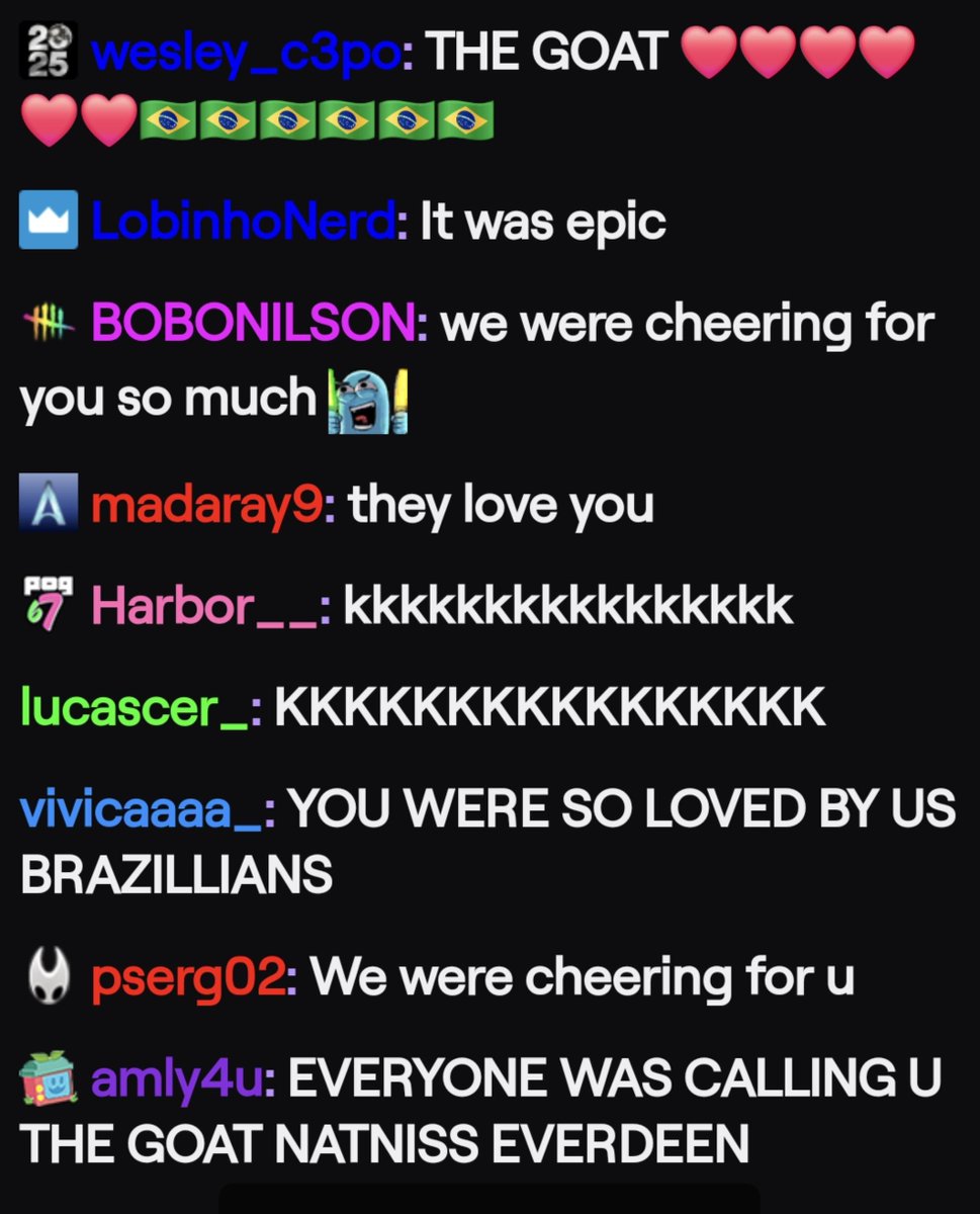 bobonilson's tweet photo. o tanto de brasileiro no chat da nat amo mt https://t.co/tmNSi1DYZi