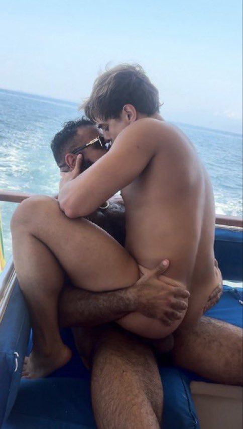 PersianX45's tweet photo. Watch my baby @brunodracoxxx ride Daddy’s dick all over this content cruise! 
Thanks @ICCAwardsShow for making this happen 🥵 https://t.co/E6mbhsjo9J