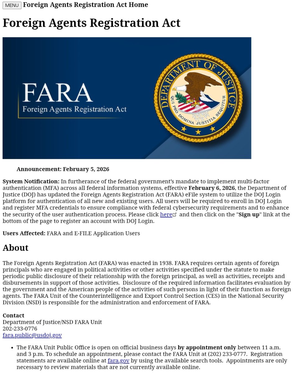 Desh_bhakati's tweet photo. US crying over FCRA 2.0 while enforcing a similar law - FARA at home

 HYPOCRISY is obvious https://t.co/TGj1lpcJYe