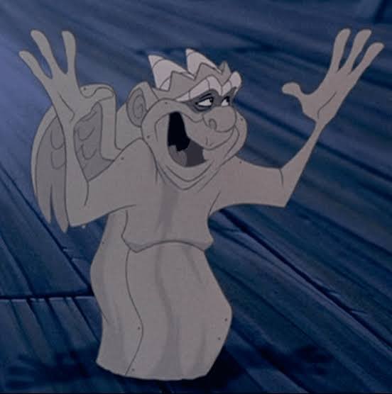 twst_matt's tweet photo. CRACK THEORY:
what's this gargoyle's name? LAVERNE
what's malleus's father's name? RAVERNE
what does malleus study? GARGOYLES

what happened to raverne? HE TURNED INTO A GARGOYLE AND LIVES IN FLEUR CITY https://t.co/kTvaqssVAO