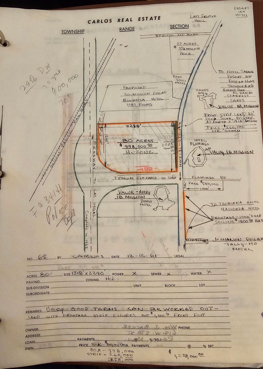summacorp's tweet photo. When Caesars Palace opened 60 years ago Kirk Kerkorian was the landlord. He bought the 80 acres in 1963 for $960,000. 

Kerkorian collected $2M annual rent until he sold the property to the hotel’s owners for $5M in ‘68. ‘One of the best deals I’ve ever done,’ he said.” https://t.co/yiWsPUzx3Z