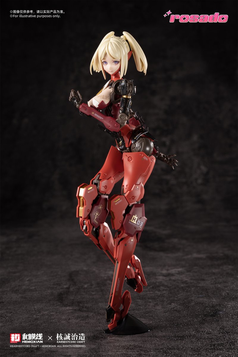 figsoku_r's tweet photo. 【オリジナルメカ娘】rosado Project「ブラッディ・リリィ」プラモデル

【抽選受付開始】
価格8,250円（税込）
https://t.co/tiguntaAXx
#核誠治造 #プラモ #抽選 https://t.co/oGhnCliRX7