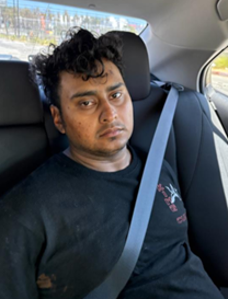 ICEgov's tweet photo. California officials refused to honor a detainer that ICE placed against Juan Manuel Saravia, a TWICE-CONVICTED BURGLAR.

Instead of holding the Salvadoran criminal illegal alien for ICE, Santa Monica police released him back into the community. So, ICE LA officers targeted him for arrest to protect Americans and to follow through on his final order of removal.

The officers located Saravia in a public area near Avenida Mazatlan in Santa Monica, July 23. Our officers were wearing clearly marked body armor and approached him. He immediately fled, but the chase was brief. Although he resisted, the officers were able to apprehend him without incident.

He’ll remain in ICE custody pending his removal flight to El Salvador.