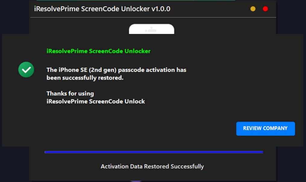 gsmadjaacompany's tweet photo. 🚀 iResolvePrime ScreenCode Unlocker v1.0.0
🔥 OFFICIAL RELEASE
Passcode Bypass solution for passcode-locked iOS devices. Currently Supports A12 and A13 CPU devices.
👉https://t.co/2wuu5KFxNb #usbliter8 #checkm8 #ramdisk #bypasspasscode https://t.co/iX93DirZQ0