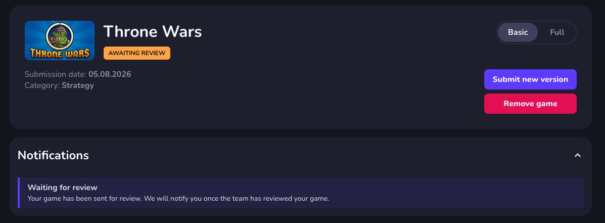 throne_wars's tweet photo. We have officially submitted Throne Wars to crazygames!

🤞 https://t.co/jxzJFFC4y5