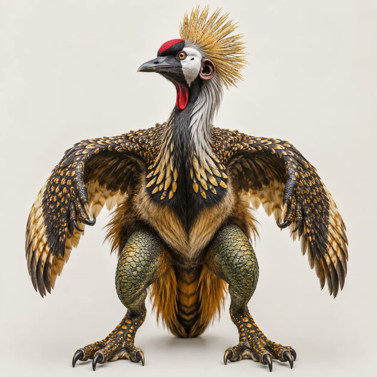 mark_literacy's tweet photo. The Gilded Mire Lurker — today's creature. field guide, alert, cold-blooded and warm-blooded. Remix it: https://t.co/A7TaTlOaFx