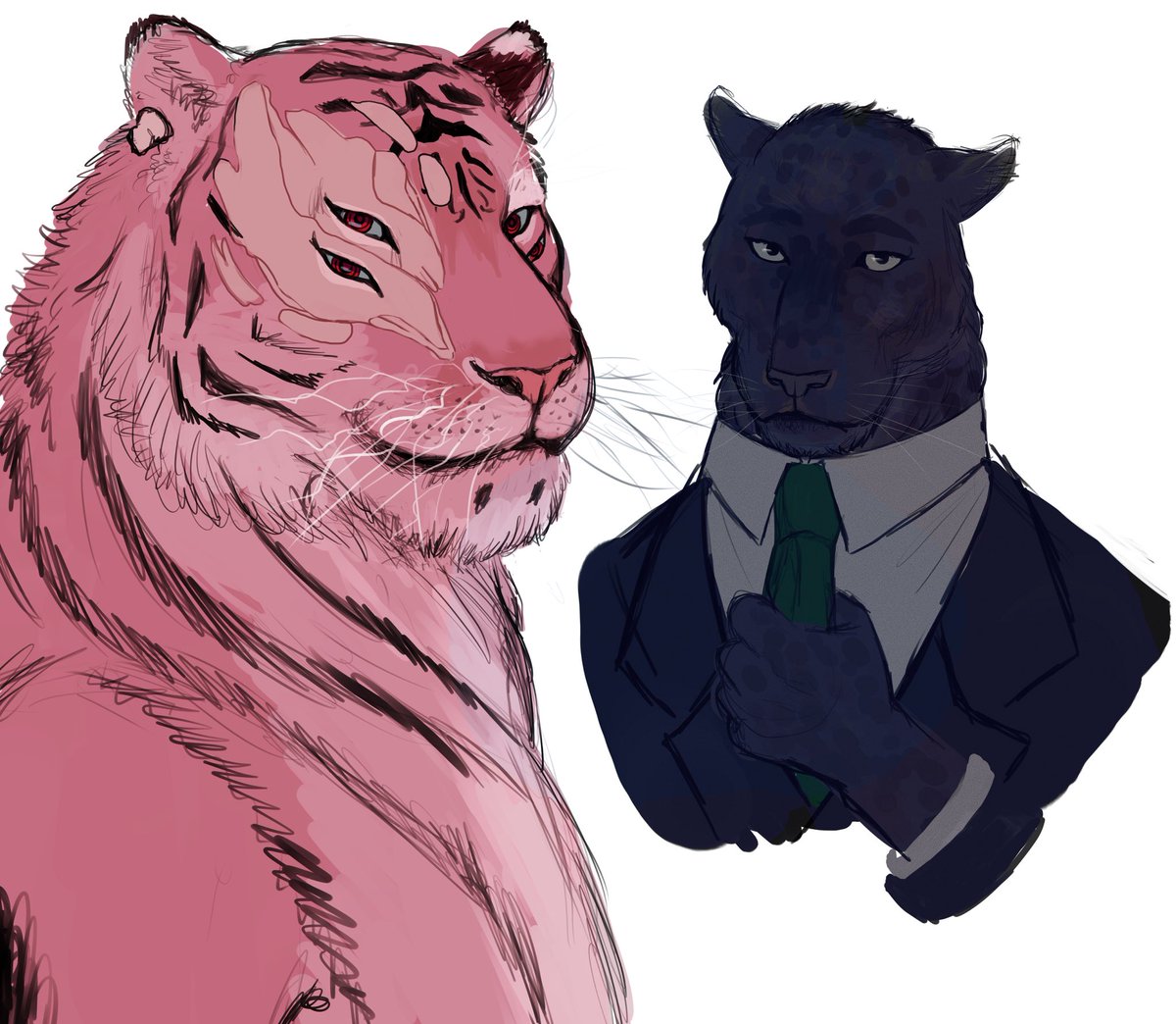 kiyzeiin's tweet photo. jjk characters as furries pt. 1 https://t.co/qMNliE11uo