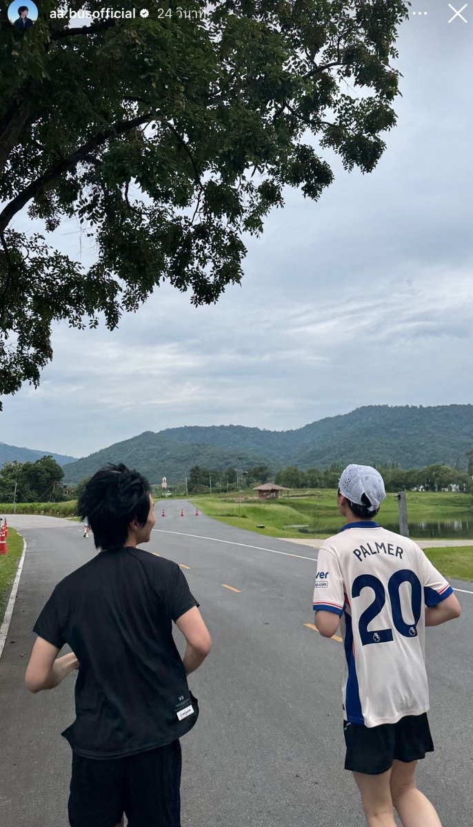 acho0mi's tweet photo. อร๊ายยยย น้องเอเอไปวิ่งกับจั๋งกับพี่ไทยละก็ภีมหรอ รูปเมื่อวานมั้ยหนิ บ่นคิดถึงก็มาเลยน้องงง🥺🥺 https://t.co/EaRROZ3GZX