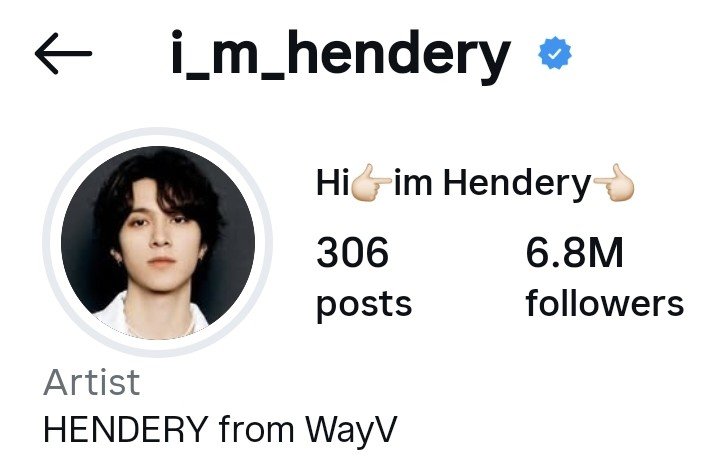 289film's tweet photo. hendery changed his instagram profile picture again >< https://t.co/9INhxk7Fxn
