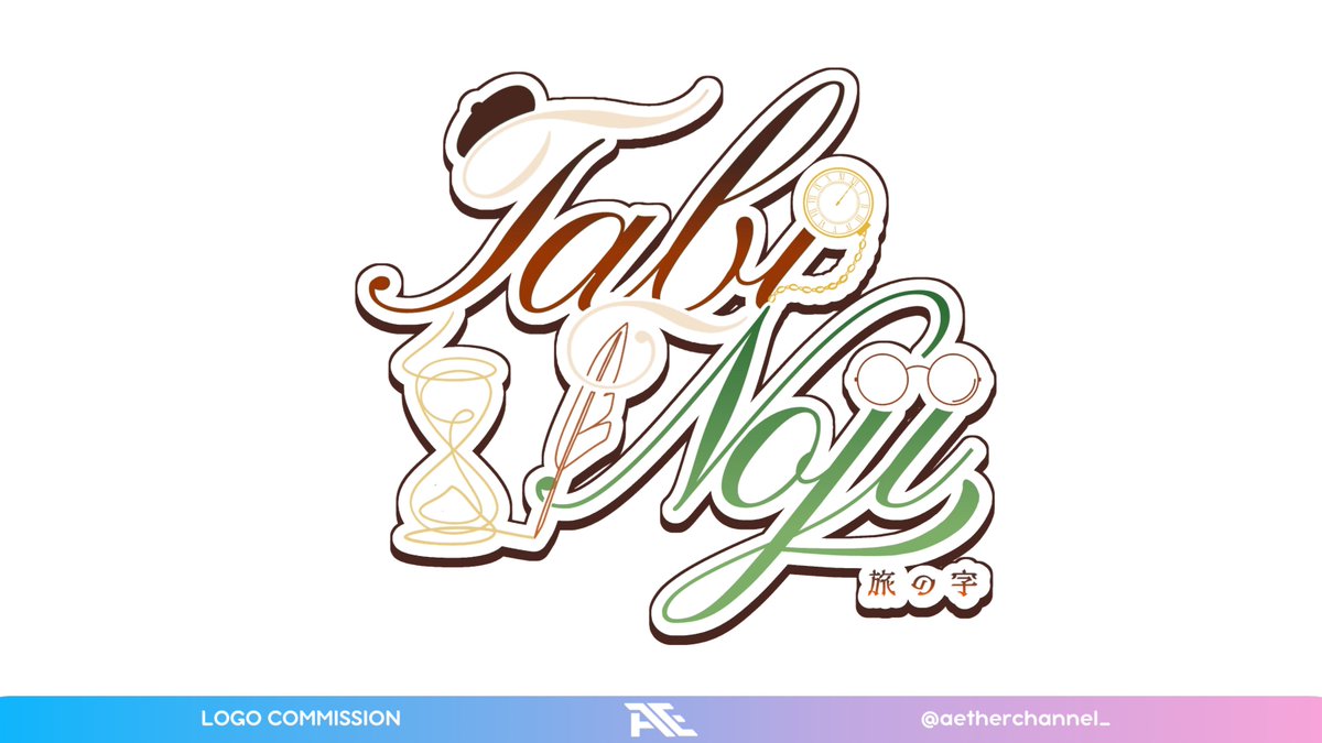 aetherchannel_'s tweet photo. 9 VTubers Logo In My Style #9
Logo for @tabi_noji semoga suka 💚
Last but not least. Akhirnya ngelarin challenge setelah 2 bulanan 😄
#vtuber #vtuberlogo https://t.co/IIHTc73CCE