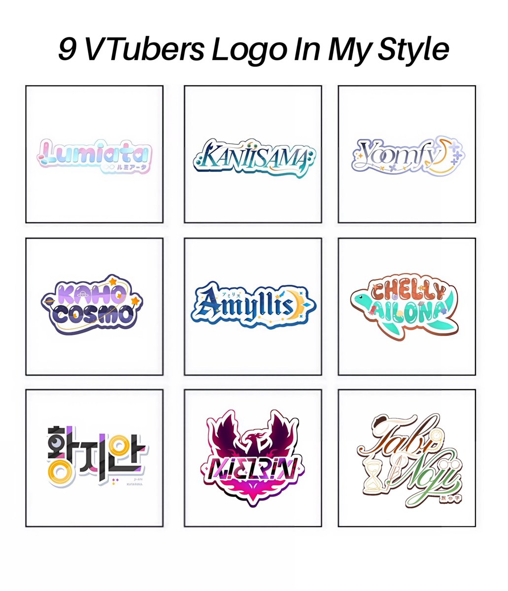 aetherchannel_'s tweet photo. 9 VTubers Logo In My Style #9
Logo for @tabi_noji semoga suka 💚
Last but not least. Akhirnya ngelarin challenge setelah 2 bulanan 😄
#vtuber #vtuberlogo https://t.co/IIHTc73CCE