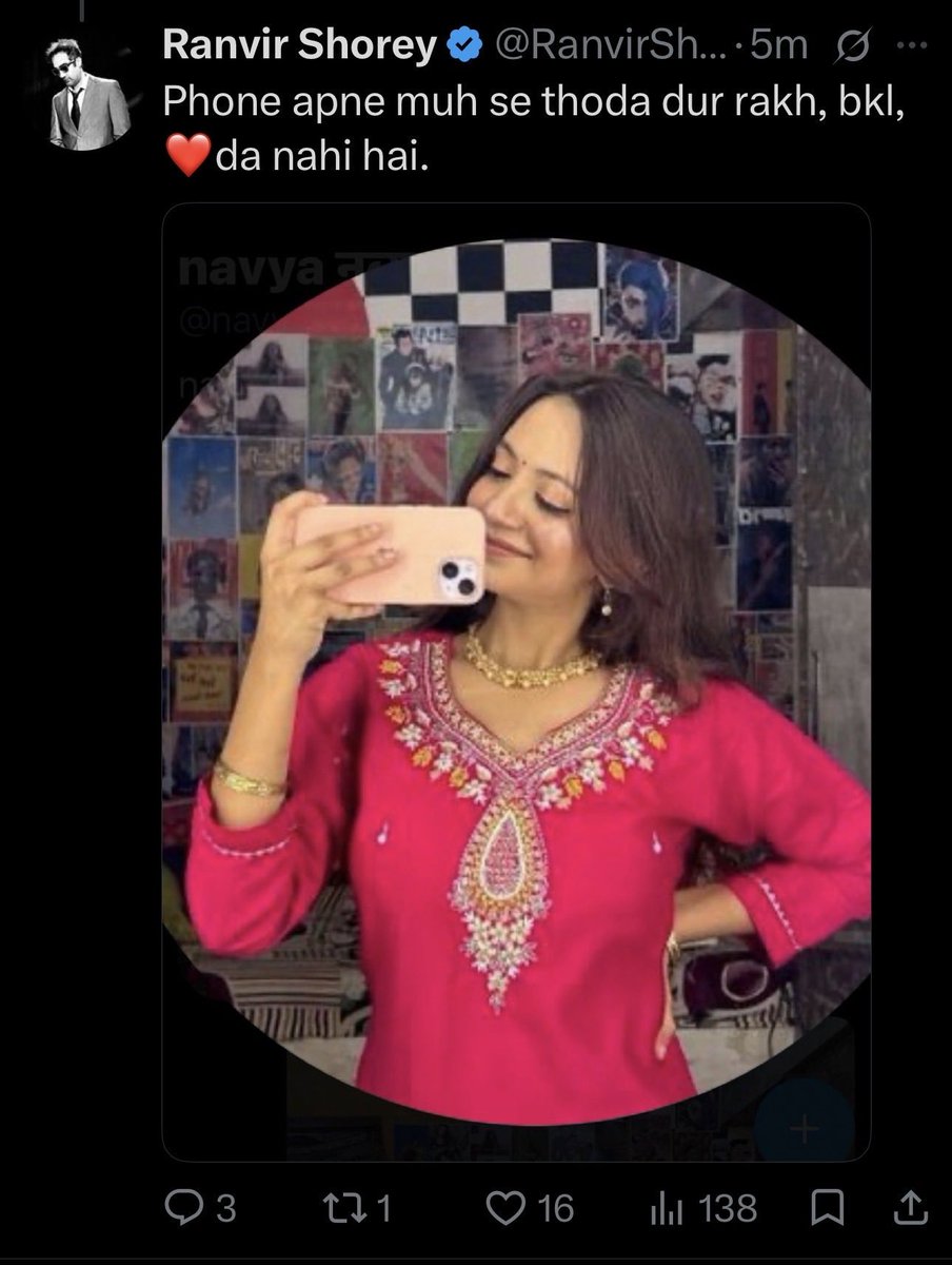 amitkilhor's tweet photo. BKL means bahut khoobsurat ladki. https://t.co/1az5GnV8hp