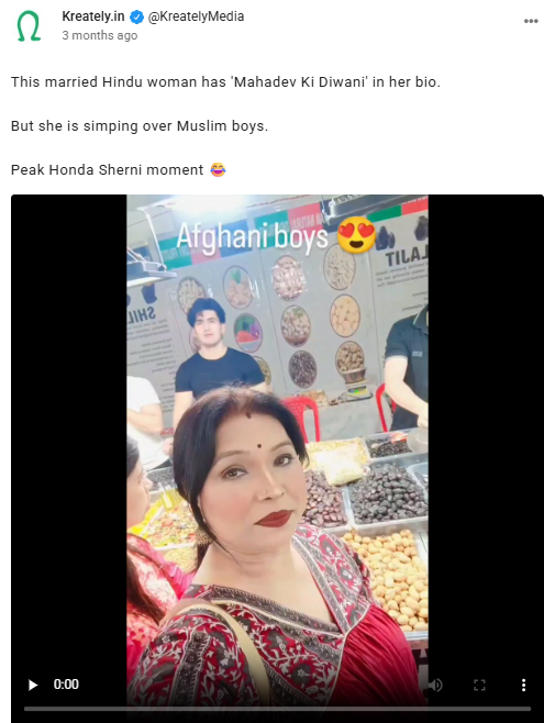 Muhamma02292025's tweet photo. why is it always married hindu women 

do hindu women not like hindu man or are they not satisfied 

#lovejihad #india #hindus #muslim #nepal #pakistan #pakistanis #love #hondasherni #modi #dehli #congress https://t.co/Yg2JybLJYP