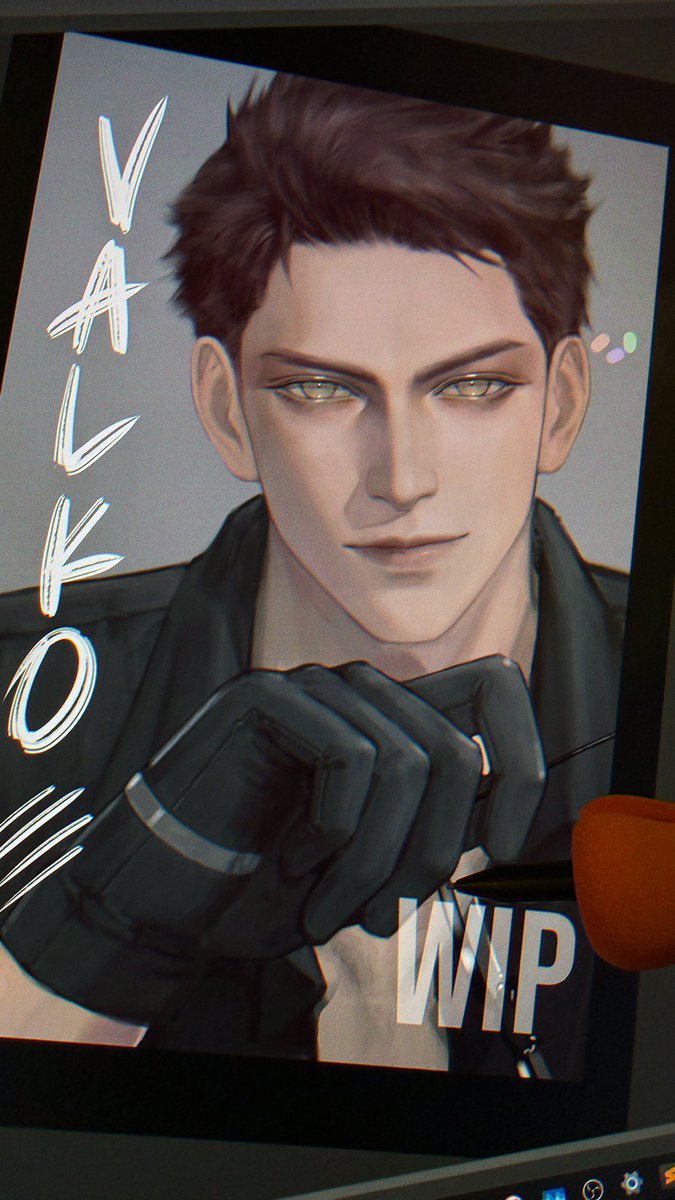 bizboxxx's tweet photo. WIP progress for the charity merchbox photocard
Choosing colors is hard 🥴🤔

#BringValkoBack #BringBackValko #ValkolsLoved https://t.co/mfbUey8TYa