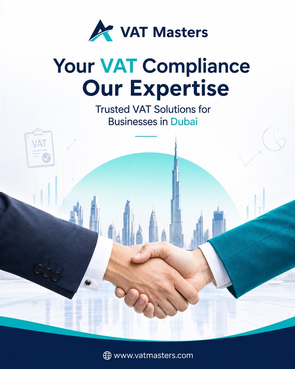 VAT_Masters's tweet photo. Your VAT Compliance, Our Expertise 🤝

Stay focused on growing your business while we handle your VAT obligations with precision and confidence.

🌐 https://t.co/IMASta26T1

#VATMasters #VATCompliance #UAETax https://t.co/rZLb1UaXNt