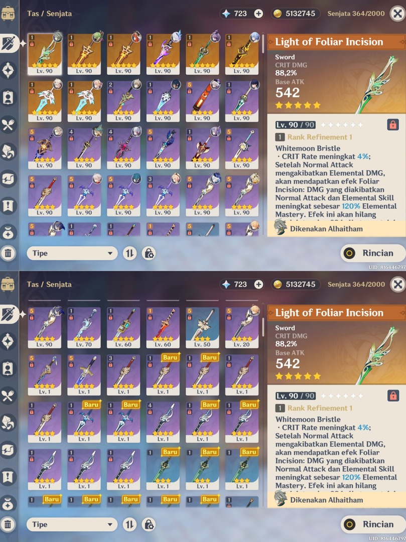 babufess's tweet photo. Cw // leaks

Babu! Buat Odette, enaknya pake Sword yang mana yaa? Selain PJC sama Mist yes. Mau setim sama Varka/Wrio (Ga Punya Sandrone) https://t.co/7aczJ6Dpqb