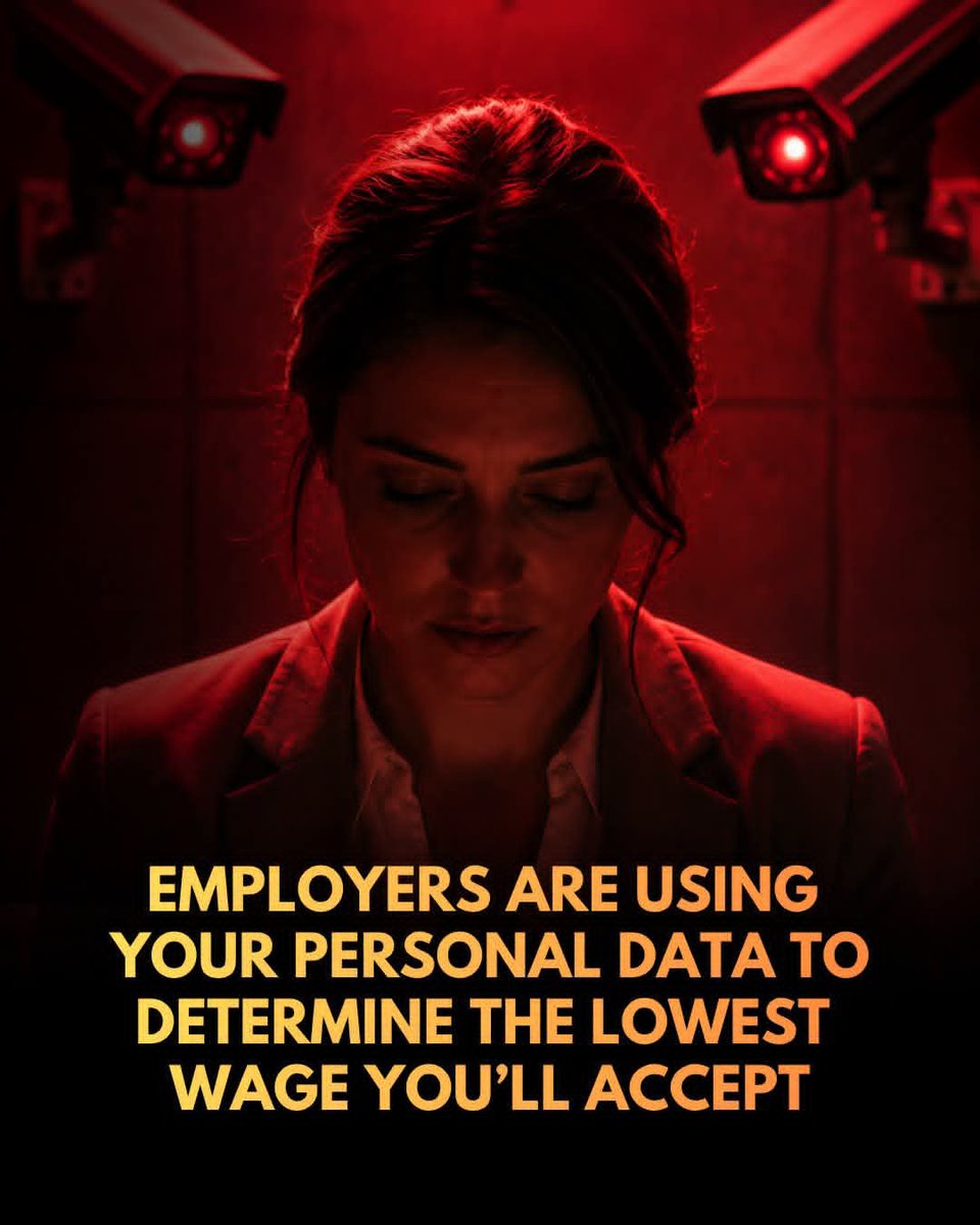 ShiningScience's tweet photo. Employers are using AI to determine how desperate you are and give you the lowest possible wage.

Welcome to the age of “surveillance wages.”

You are likely already familiar with the digital sting of 'surveillance pricing'—such as airlines adjusting ticket fares based on loyalty-program data or retail sites raising prices on essentials by sensing customer urgency. 

Now, this same predatory logic is shifting from the marketplace into the employment relationship. Known as 'surveillance wages,' this emerging corporate strategy utilizes sophisticated AI and big data to analyze candidates' personal histories, credit scores, ZIP codes, and online behaviors. Instead of offering a salary based on standard experience, qualifications, or market standards, algorithms are being deployed to predict the absolute lowest pay rate a job seeker is desperate enough to accept.

This algorithmic profiling frequently operates without the worker's knowledge or consent, turning intimate details—like whether an applicant has taken out a payday loan or possesses a high credit-card balance—into leverage for employers during pay negotiations. Experts warn that as these wage-setting models scale beyond the gig economy into traditional sectors like healthcare, retail, and customer service, they actively penalize vulnerable candidates.

 By detaching hard work from fair, standardized pay, dynamic wage-setting not only undercuts standard labor value but also opens a dangerous backdoor to systemic discrimination, making it harder than ever for job seekers to secure financial stability.

source: Contino, G. (2026). Employers are using your personal data to figure out the lowest salary you'll accept. MarketWatch.