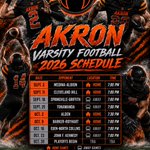 Photo by Akron Tigers HS Football (@AkronHSFootball)