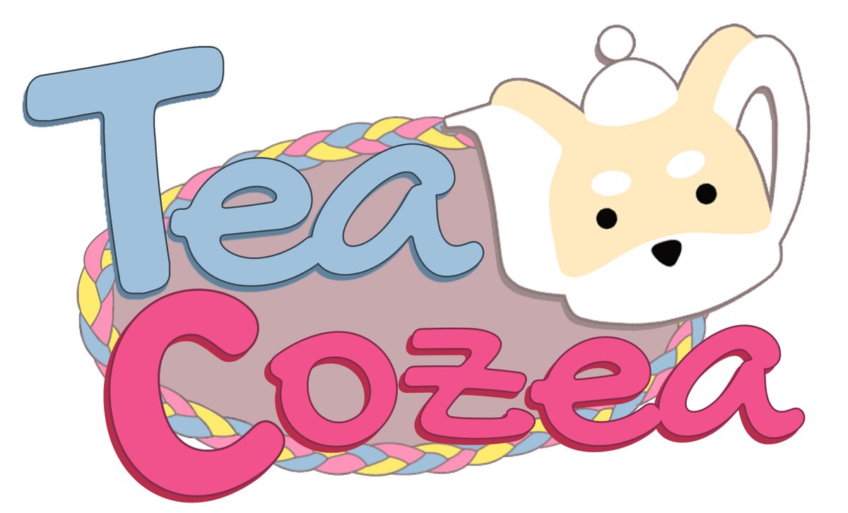 TeaCozea's tweet photo. BIG NEWS!
I have decided to change my name! 
Still the same Tea, still a ShibaInu Vtuber, just a different name!
Tea the Shiba -----> Tea Cozea (pronounced Cozy)
logo made by me! https://t.co/vbZkpSmKnT