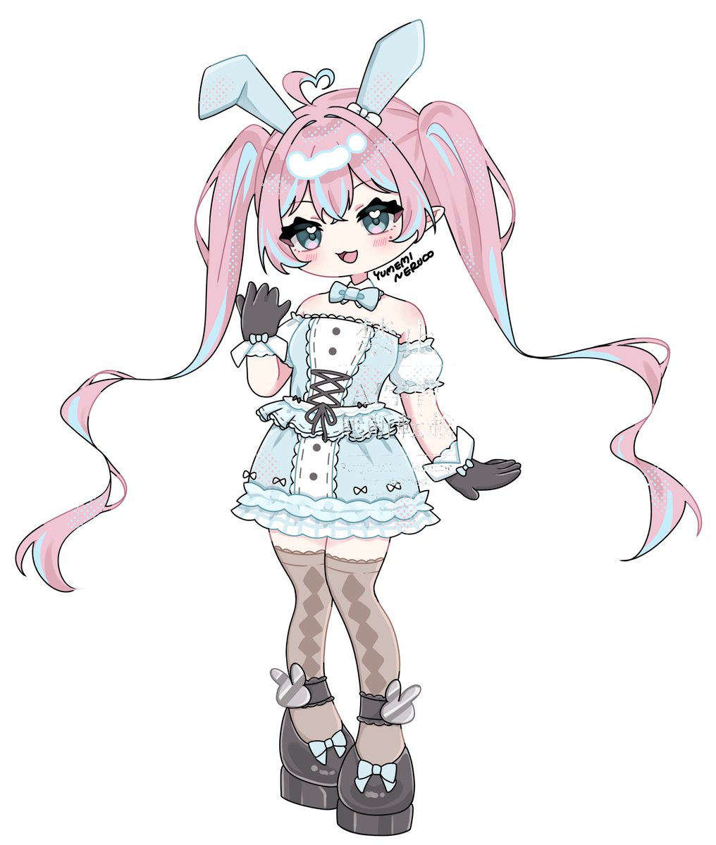 24slpy_neruco's tweet photo. 【実績公開】

仁兎 愛鈴様のSDイラスト、キービジュアルを制作させていただきました🐰

※2025年4月ごろの実績です https://t.co/Q146bkVX8O