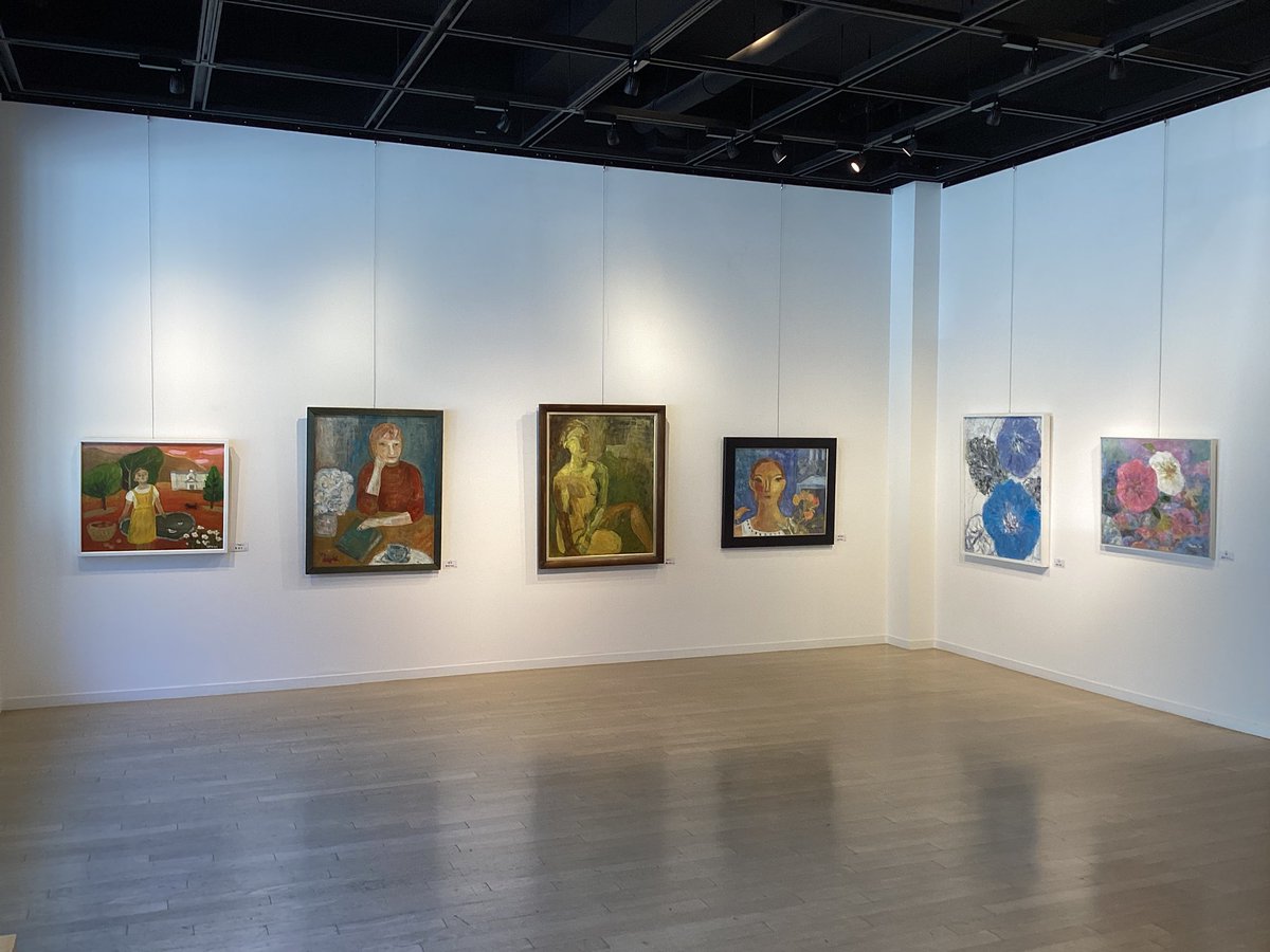 現代美術、木村二朗「語り部」6号油彩、新象作家展出品作 第28回新樹の会作品展】@メインギャラリー 全道美術協会(全道展)会員の