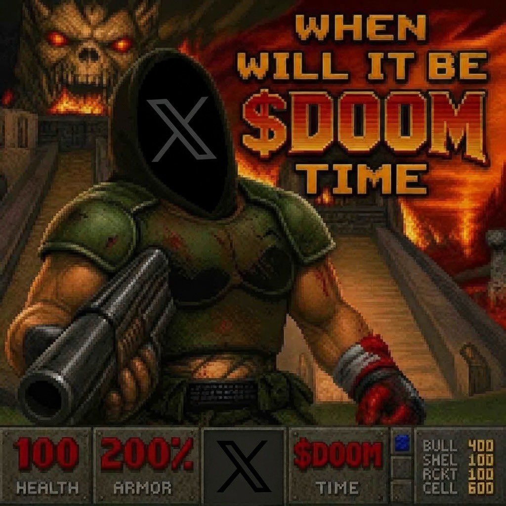 YourHumbleDev's tweet photo. @MemeRetire Have you ever played $Doom https://t.co/HCe0omVLMp