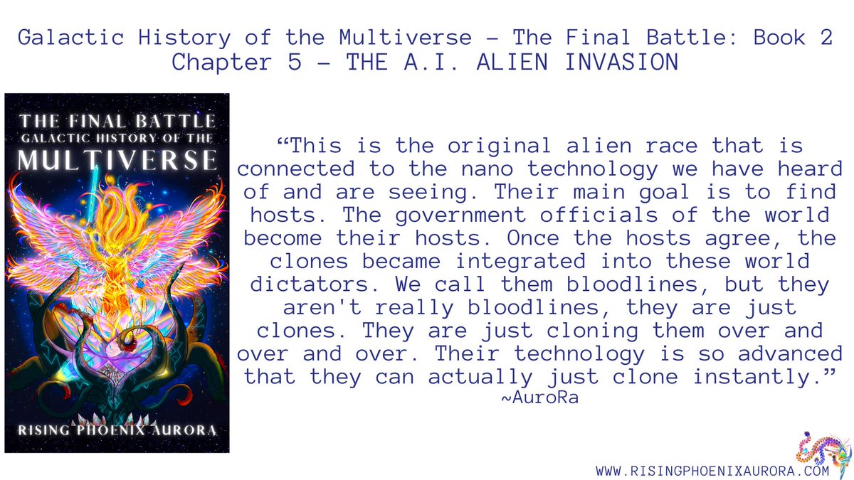 RisingPhoenixA1's tweet photo. PURCHASE OR LEAVE A REVIEW!
Book 2, 'Galactic History of the Multiverse - The Final Battle':
Amazon: https://t.co/FxxWrVp5Ab
Book 1:
Amazon: https://t.co/JYRnXoqDFo
#galactichistoryofthemultiverse #thefinalbattle #mysteryschool #ascension #matrix #holistichealing #archon #ufo https://t.co/r3gE36j5UO