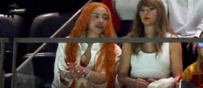 totaIIyNOTjack's tweet photo. ice spice and Taylor swift https://t.co/JbPMvDY55s