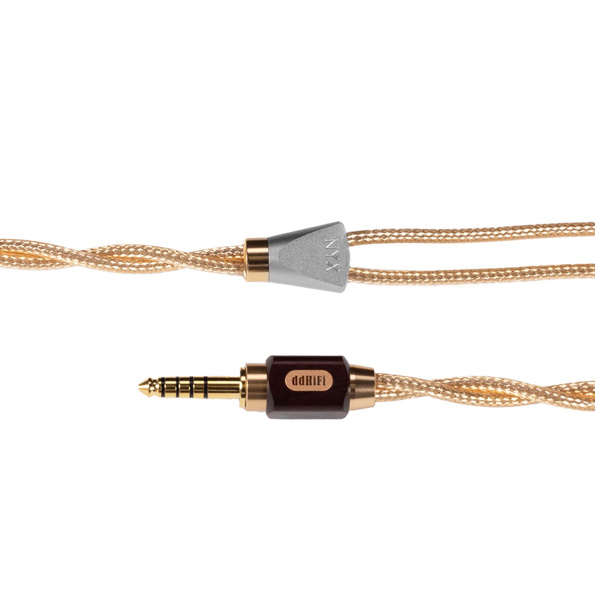ddhifi_com's tweet photo. 【New Arrival】ddHiFi BC150G 4.4mm Balanced Headphone Upgrade Cable

Flexible Symmetrical Double-Strand Shielded Cable

The conductors of BC150G cable adopt a 2+2+1 structure. Both signal positive and negative wires are constructed from distinct conductor materials, each consisting of two twisted conductor sets, with an outer cross shielding mesh wrapped around the outermost layer. The symmetrical double-strand design delivers excellent flexibility during bending and minimizes internal stress of wire cores. Its parallel twisted structure effectively suppresses electromagnetic interference while transmitting audio signals.

#ddHiFi #BC150G #FloatingShieldDesign #MultipleConnectorOptions