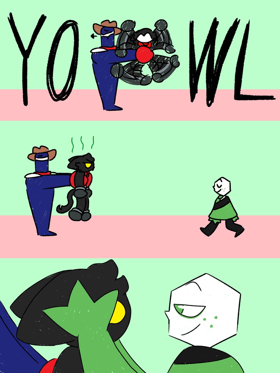 ShellDAndA's tweet photo. #miketwt #comic #deltarune #battat #jongler #pluey #fanart

Pluey comic I made inspired by that one post by @loosepaste suggesting that the shadowguys could be the dead flowers that Toriel threw out

1/2 https://t.co/ZZrC3OTizQ