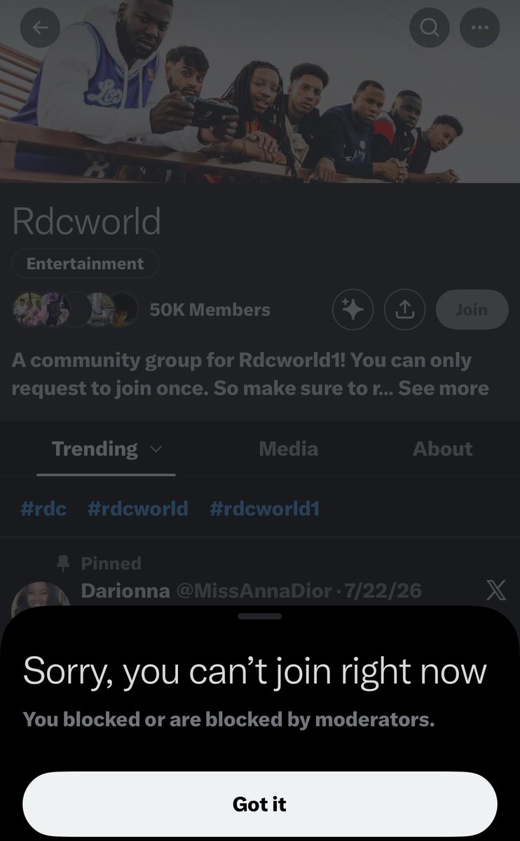 DaystarVoyage's tweet photo. My point still stand & mission accomplished
#rdcworld1 #rdcworld #rdc
#rachetcon #worldstarcon
#dreamcon2027 #dreamcon https://t.co/lnpUPzarqB