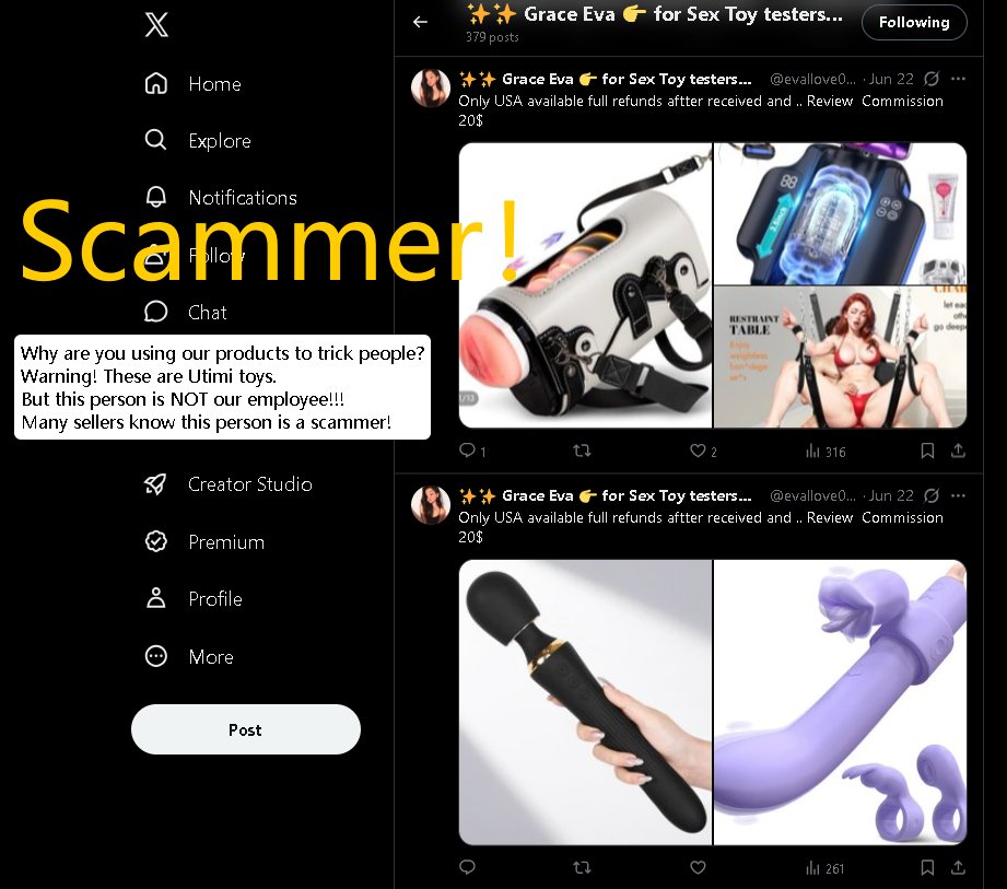 Utimi_2014's tweet photo. A serious company earns customers with trust—not by impersonating another brand. 😐@evallove012  Do you really think pretending to work for us is a business strategy? If you have confidence in your own products, why hide behind someone else's name? Every minute spent pretending to be us is a minute not spent improving your own products.😅
