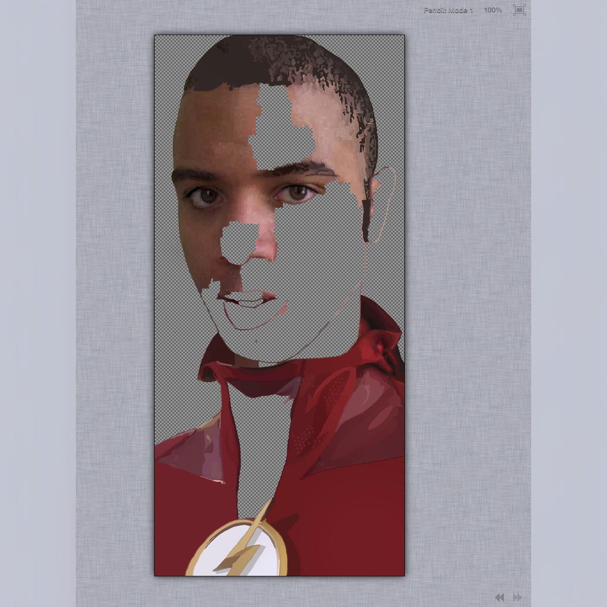 dblopez1986's tweet photo. Slowly but surely making progress on this portrait, I do love the results of the hard work. But, sometimes the in between process of starting and finishing can be incredibly tedious. #barryallen #barryallenedit #theflash #theflashedit #grantgustin https://t.co/R0S1kSFgq2