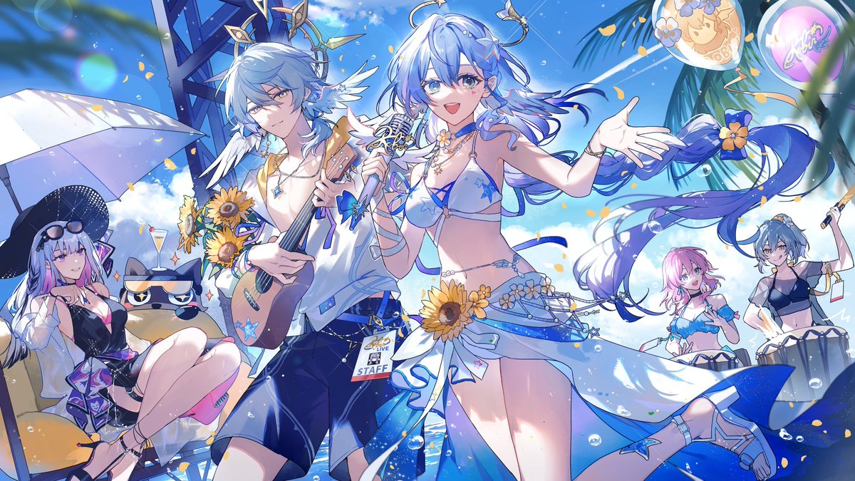 PomPom_HonkaiSR's tweet photo. Summer Adventures☀️
Together, exploring and enjoying life.

Credit goes to トマナツ and ｼｪﾘ- for the beautiful fanarts!

#HonkaiStarRail https://t.co/FTJw9e7tcC