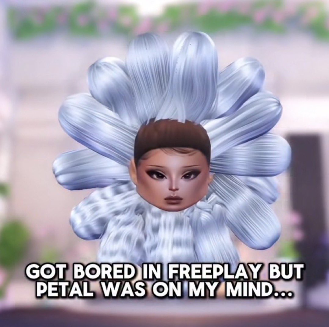 TheDTINews's tweet photo. The viral “Petal” TikTok meme by Ariana Grande has been recreated in Dress To Impress. https://t.co/fy8j38aKhJ
