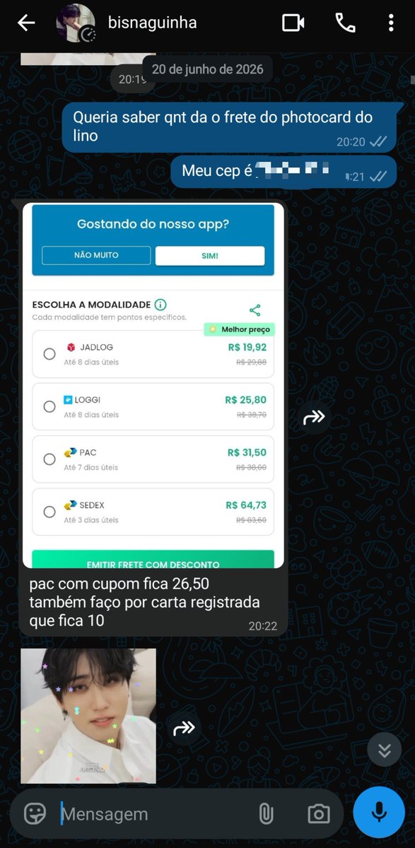 lenabinseo's tweet photo. Feedback negativo para @hanniesweb

Fiz uma compra com ele dia 20/21 de juNho de um card do minho absolute cinema. O prazo de envio eram 35 dias por conta de um luto que ele estava passando. Não me importei com a condição e já paguei, em pouco tempo, o valor do card e do frete. https://t.co/aQ019J2xc7
