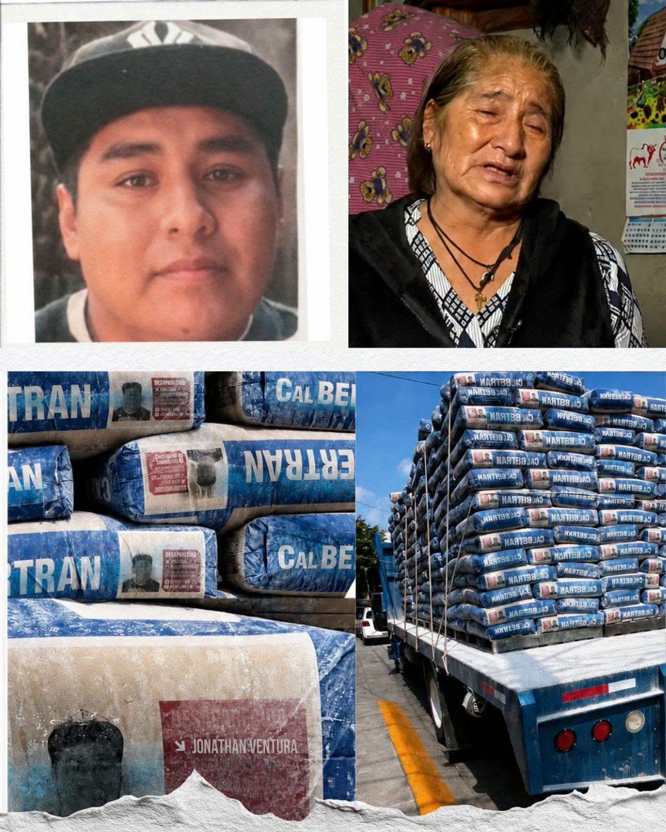 GARCIPAVON's tweet photo. #NosFaltanMásDe135Mil 
En lugar de poner un anuncio, decidieron poner la fotografía de alguien a quien su familia sigue esperando.

Mientras muchas familias siguen buscando a un ser querido, Grupo Bertran decidió hacer algo diferente.

En una parte de los bultos de cal que distribuye, la empresa comenzó a colocar una ficha de búsqueda. Esos bultos llegan a distintos puntos de León, Guanajuato, haciendo que más personas puedan ver esos rostros.

Una de esas fichas es la de Jonathan Segundo Ventura, quien tenía 26 años cuando su familia dejó de saber de él, después de abordar una unidad de transporte público aquel 23 de febrero de 2022, en Valle de Chalco, Edomex.

Lo que está haciendo Grupo Bertran tal vez para muchos parezca algo pequeño, pero para una familia que sigue esperando a un hijo, a un hermano o a un padre, saber que esa fotografía llegará a más personas también representa una nueva esperanza.

A veces ayudar no cuesta millones. A veces basta con darle a una fotografía la oportunidad de ser vista por alguien que pueda reconocer a esa persona.

✍️  Carlos Santos