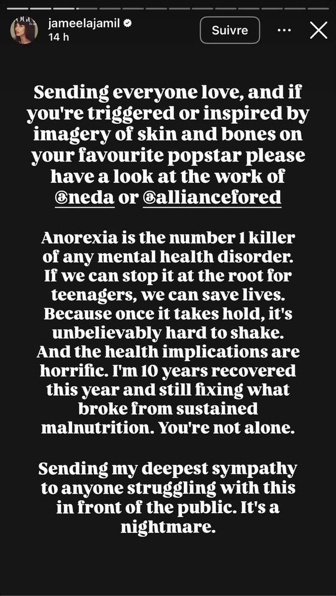 highp1xie's tweet photo. Jameela Jamil gave a perfect nuanced take on this and I genuinely don’t think we need to hear anymore opinions on it, especially not articles people are paid to write. Very few people are handling this with the care it requires, so just Stop. https://t.co/OCVIe7P8z7