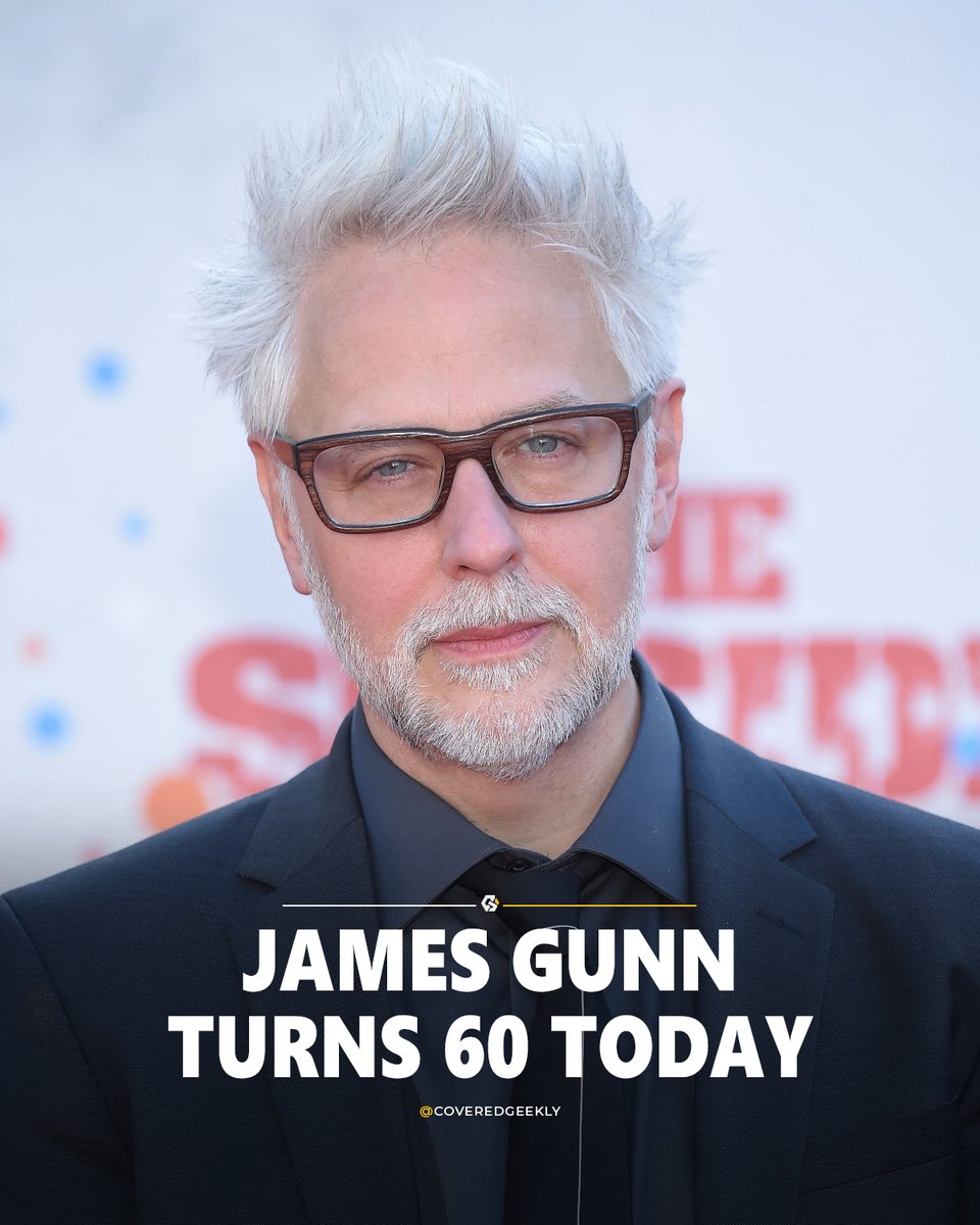 CoveredGeekly's tweet photo. James Gunn turns 60 today 🎂 https://t.co/fKjeK2jh2v