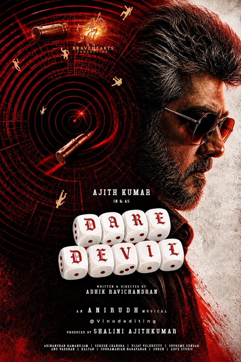 vinodediting33's tweet photo. #DareDevil Design 4 👇🎯

#AjithKumar https://t.co/0roAPE0q9C
