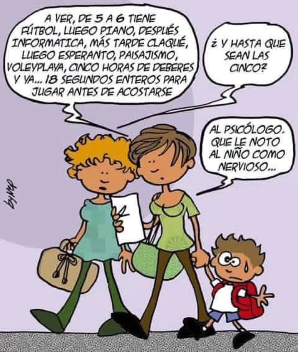 redespiritucmzf's tweet photo. Esta imagen, aunque humorística, refleja una realidad muy profunda de nuestro tiempo: niños con agendas más ocupadas que su propia capacidad de sentir, respirar y simplemente ser.

Vivimos en una sociedad que ha confundido el “desarrollo” con la “sat... https://t.co/LCfmwPZljh