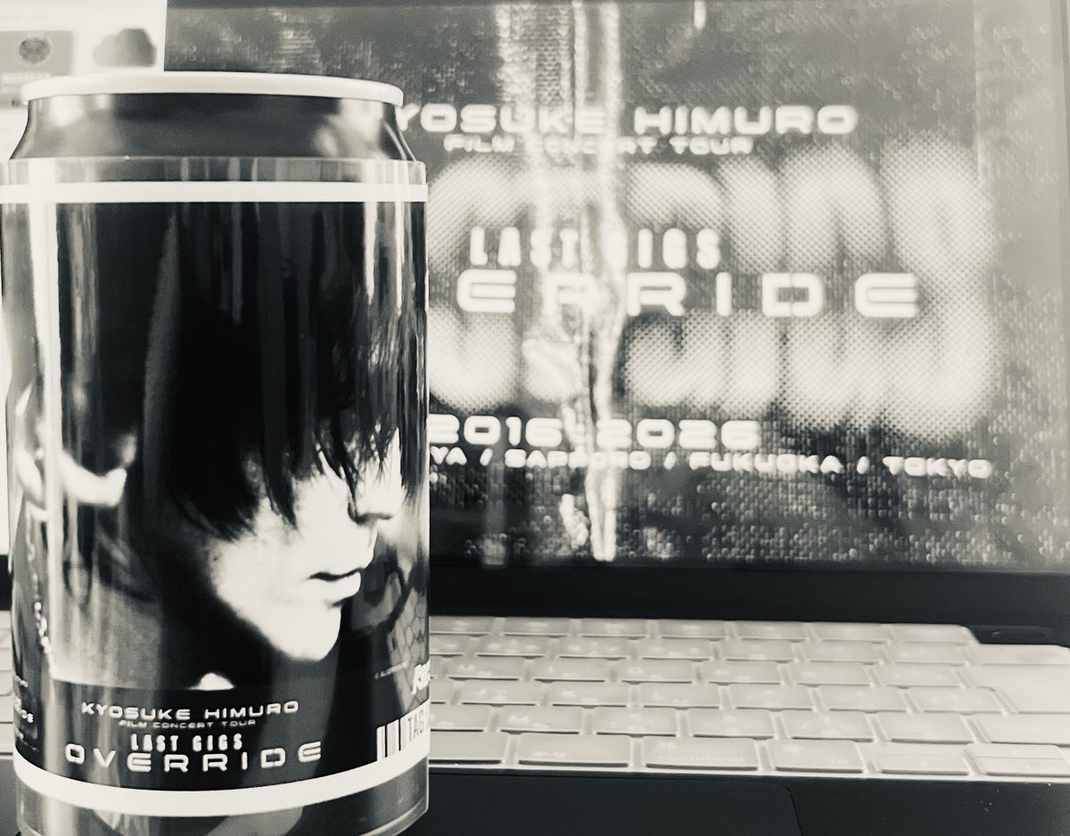 ARASHi_ISG's tweet photo. 転売はしません☺️♪
そろそろ冷やして飲もっと😋
#氷室京介
#LastGigs #OVERRIDE https://t.co/E8idzEgUjo
