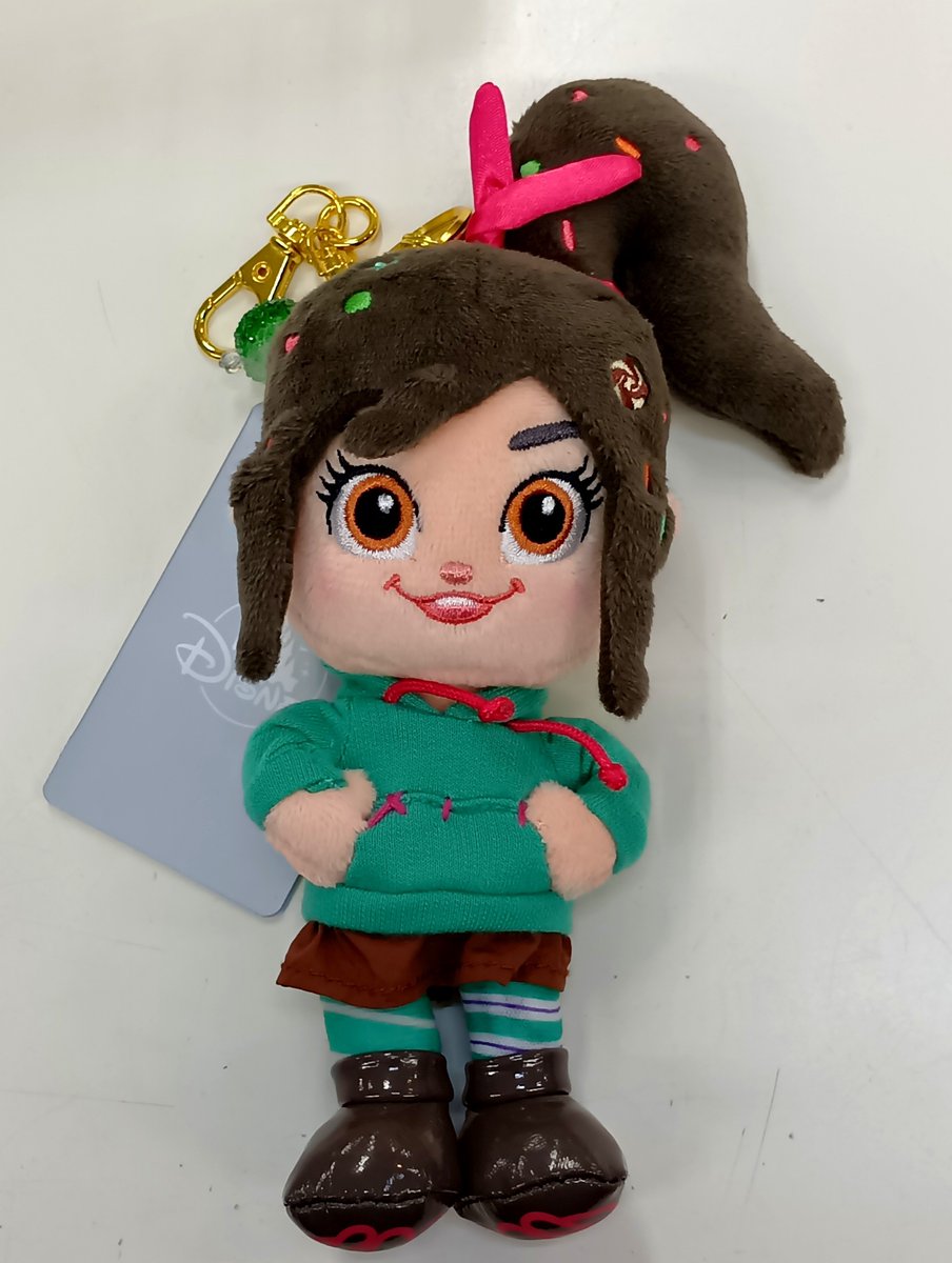中古雑貨】 □シュガー・ラッシュ ヴァネロペ ぬいぐるみキーホルダー